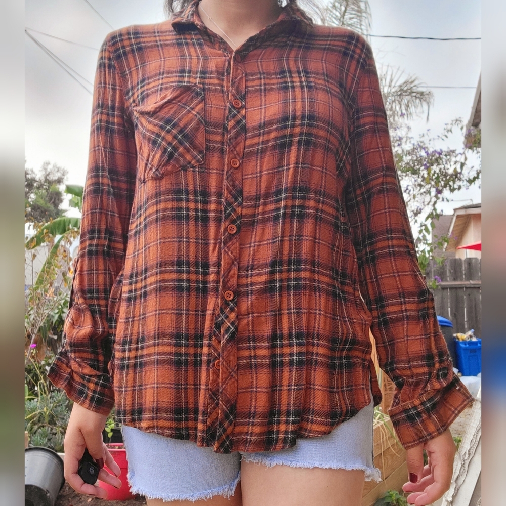Plaid long sleeve